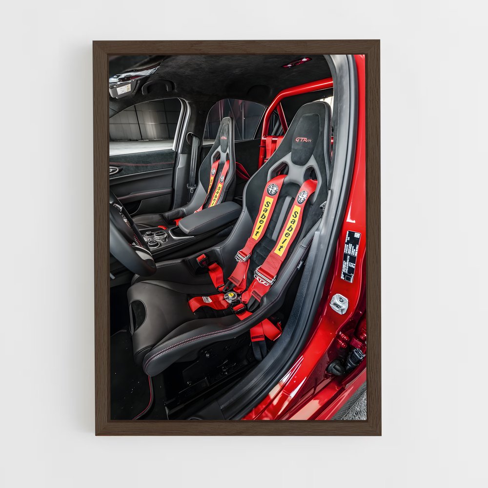 Poster Inside the Ferrari – affiche Alfa Romeo (vue 5)